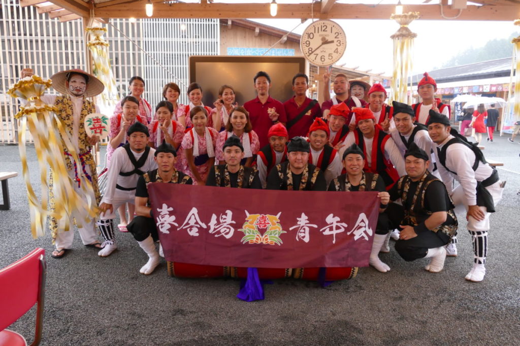 寺内野尻太鼓＆尾花沢花笠踊り／北中城村 喜舎場青年会エイサーの様子！