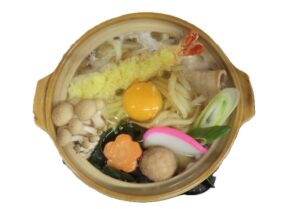 阿部茶舗の【ほっこり大作戦】ほっこりメニュー『鍋焼きうどん』！